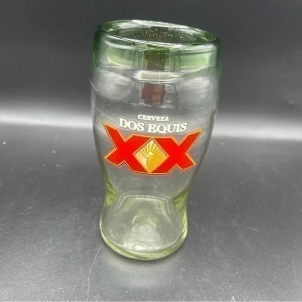 Dos Equis Cerveza‎ Promo Glass Beer Glass Brewery 6"